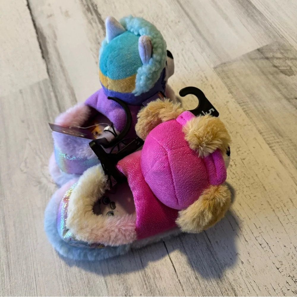 Paw Patrol Sky & Everest Toddler Slippers Size 5-6  NEW